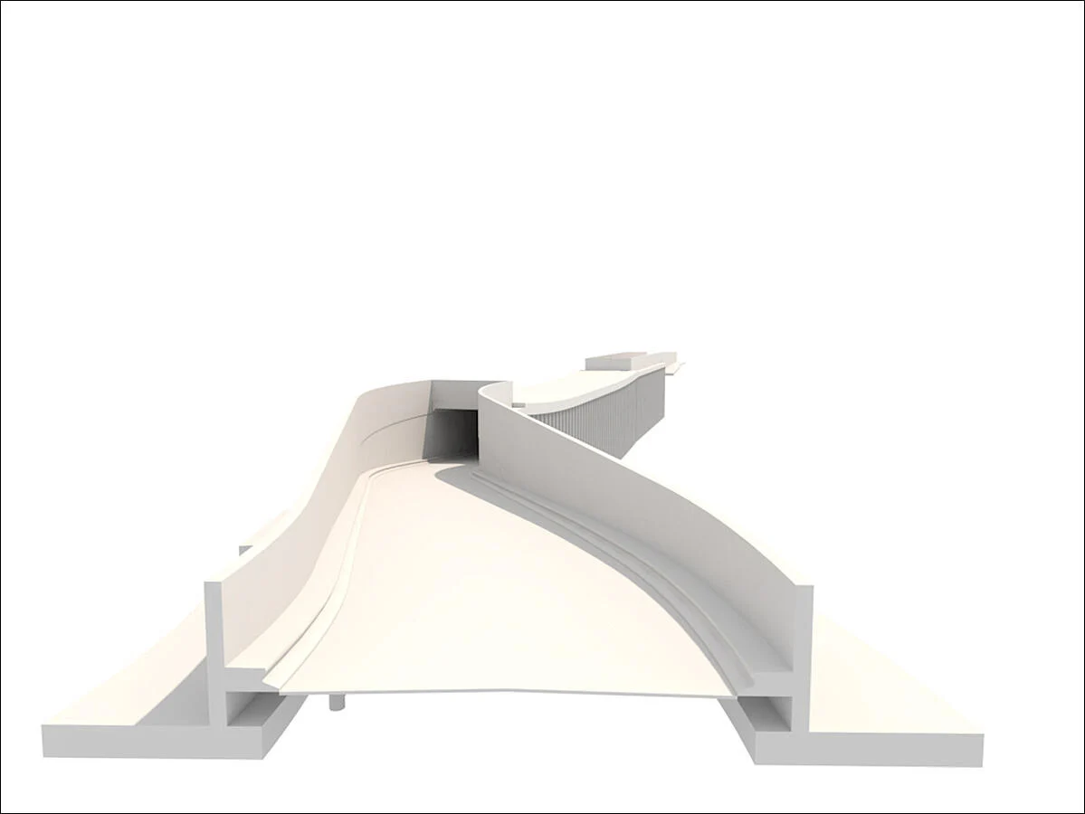 © QUADRANTE; Underpass A – 3D model in Allplan