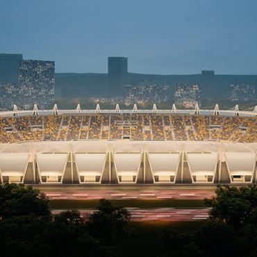 MOTA ENGIL seleciona QUADRANTE para a arquitetura e engenharias de estádio na Costa do Marfim